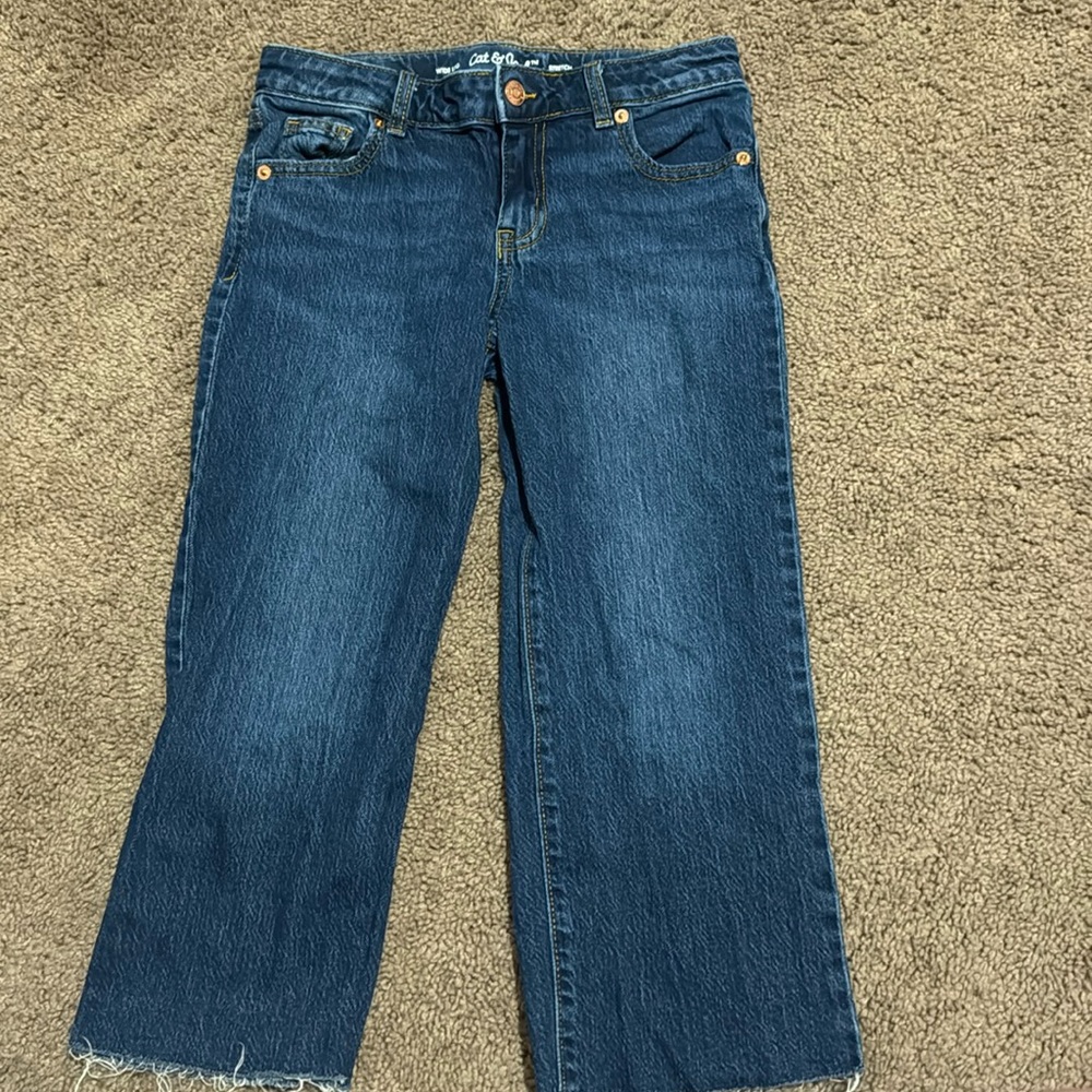 Girls Cat & Jack wide leg jeans